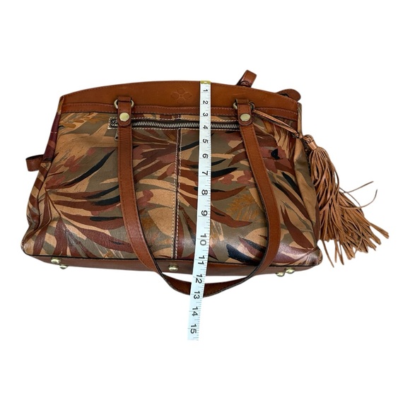 Patricia Nash Limited Edition Poppy Tote Palm Leaves - Picture 14 of 17